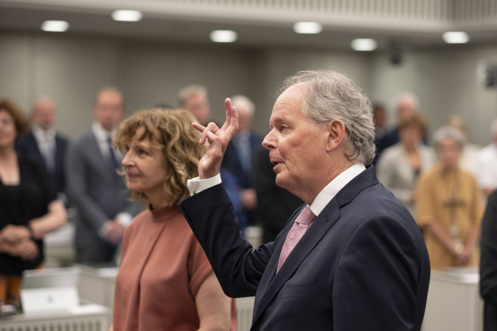 Van Meenen (D66) legde de eed af en Schippers (VVD) de gelofte