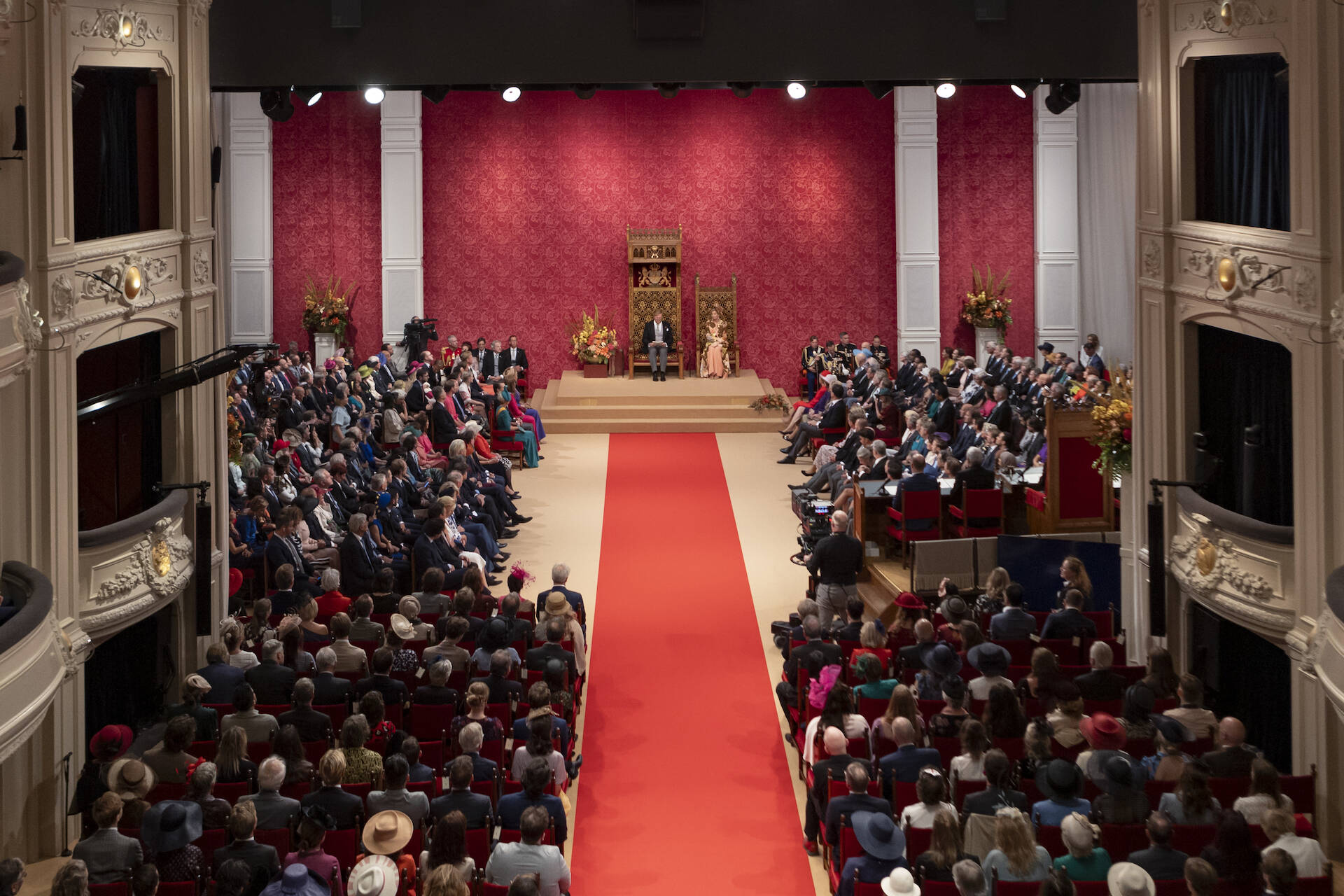 De Verenigde Vergadering vond plaats in de Koninklijke Schouwburg