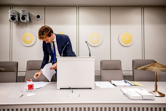 Staatssecretaris Karremans tijdens het debat op dinsdag 24 september 2024