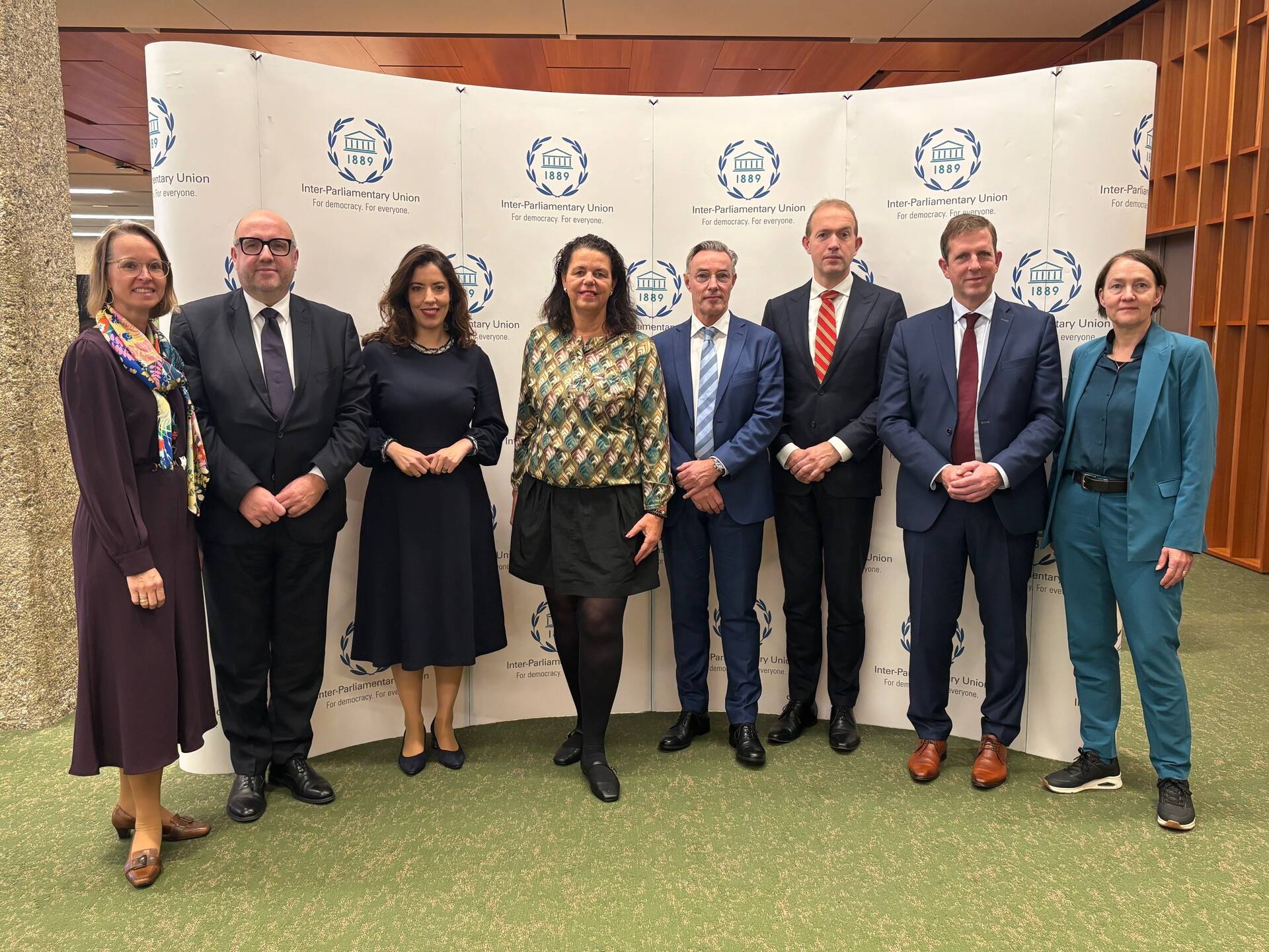 De Nederlandse delegatie